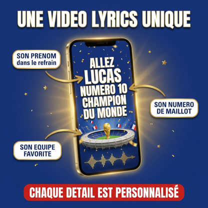 Ma Chanson de Champion — Chanson Personnalisée Coupe du Monde