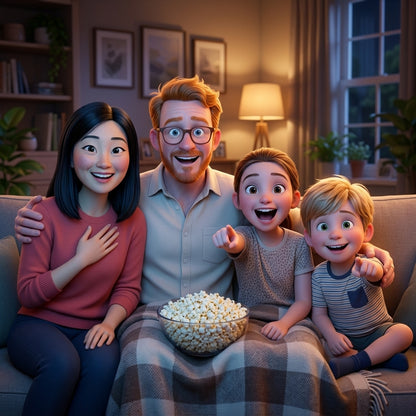 Une famille se découvre dans son film d'animation
