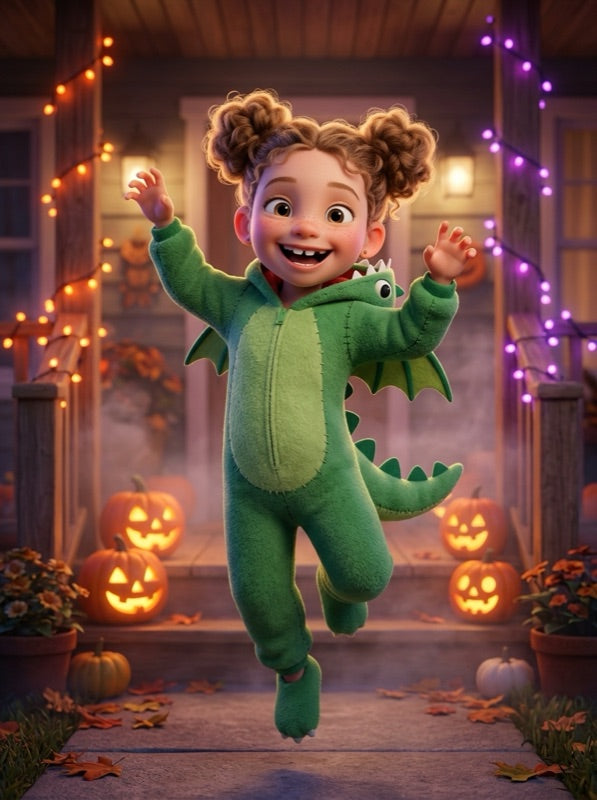 Léa en dragon